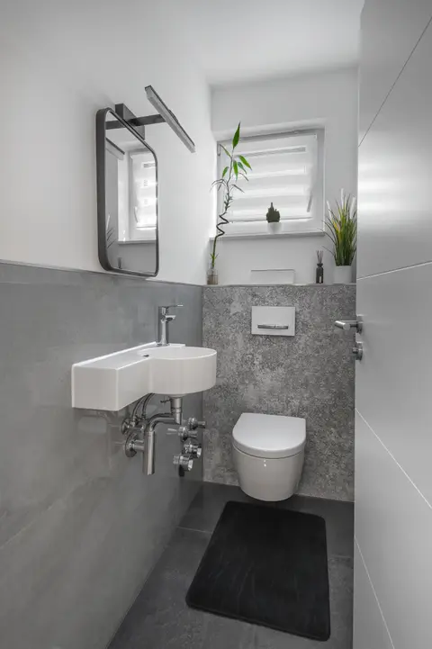 Gäste WC – Etagenwohnung in Aschaffenburg
